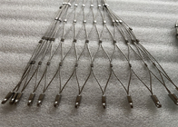 Wielkość otworu 25 mm sieć liny ze stali nierdzewnej 2,5 mm średnica Ss 316