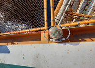 Ogrodzenie żółtego łańcucha typu Helideck Net Diamond Offshore Oil Installation