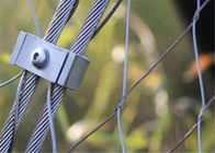 Bezpieczna stalowa ściana kablowa z siatki drucianej z otworem diamentowym 38 * 38 mm