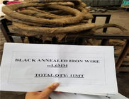 BWG16 Grubość drutu Czarny wyżarzany drut stalowy 25 kg / waga rolki do budowy