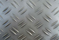 Dekoracja Antypoślizgowa aluminiowa płyta bieżnika z dwoma prętami o grubości 1,5 mm