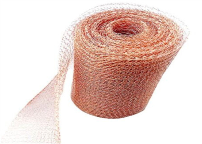 Rolka tkaniny z siatki miedzianej o szerokości 250 mm izoluje hałas