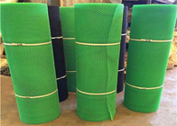 Rolka plastikowej siatki z zielonego polipropylenu o średnicy 0,6 cm