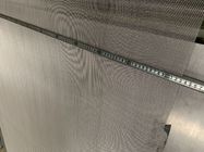Szerokość 1,22 metra gładka powierzchnia Siatka ekranu ze stali nierdzewnej z włókna chemicznego