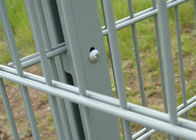 Podwójne ogrodzenie z siatki powlekane PCV, trwałe ogrodzenie z siatki metalowej Łatwa instalacja