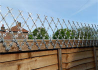 Ogrodzenie z siatki stalowej ocynkowanej / ogrodzenie z żyletki Odporność na korozję