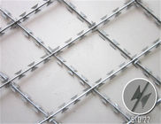 Q235 Spawane ogrodzenie z drutu kolczastego z blachy stalowej 450 MM-750 MM Odporne na korozję