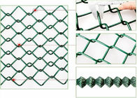 Zewnętrzne ogrodzenie z drutu stalowego Ocynkowane ogrodzenie z ogniwa łańcucha Wysokość 1,8 mm
