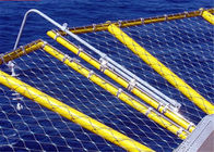 Wysoka wytrzymałość Siatka bezpieczeństwa Helideck Offshore Platform Fence Drut ze stali nierdzewnej 316