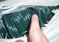 Zielony kolor 2,2 mm 2,8 mm Drut stalowy powlekany PCV Odporność na rdzę do wiązania instalacyjnego
