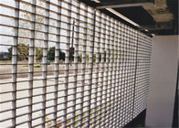 Dekoracja antykorozyjna Naciśnij Zablokowana krata stalowa o wymiarach 1,22 x 2,44 m do ściany zewnętrznej