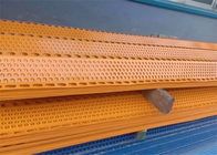 Panele ogrodzeniowe o długości 10 m Żółta wiatroodporna płyta stalowa do kontroli kurzu