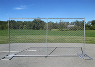 Panele Tymczasowe ogrodzenie z metalowego łańcucha 2,0 mm ISO