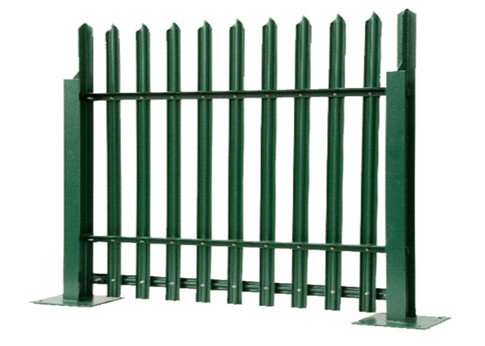 Park Green Color Pvc Security Palisade Fence Pale, ogrodzenie z siatki drucianej