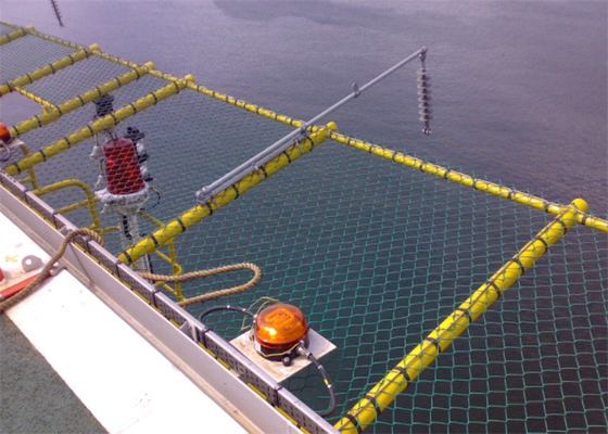 Ramowa tkanina sieci bezpieczeństwa obwodu helikoptera dla platformy śmigłowca